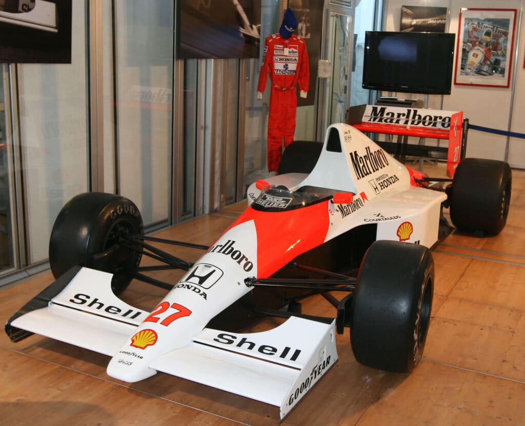 mclaren em exposição