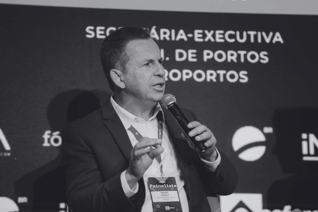 Mauro Mendes em palestra