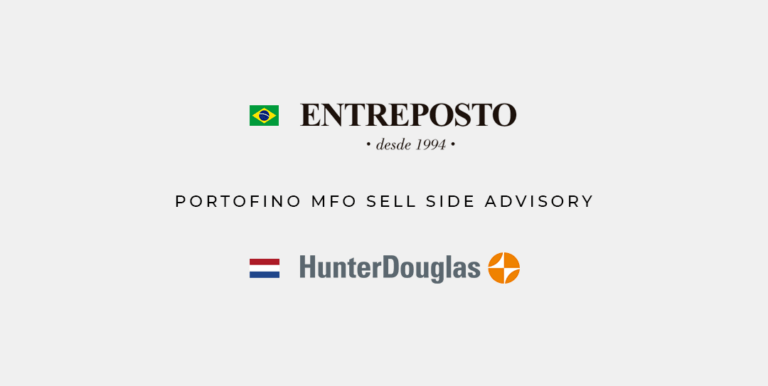 Portofino assessora Entreposto em operação com a Hunter Douglas